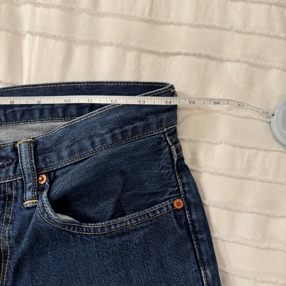 Levi's 511 Slim Fit Jeans W31 L30 Dark Rinse Mid Rise Straight Leg Americana - Picture 13 of 14